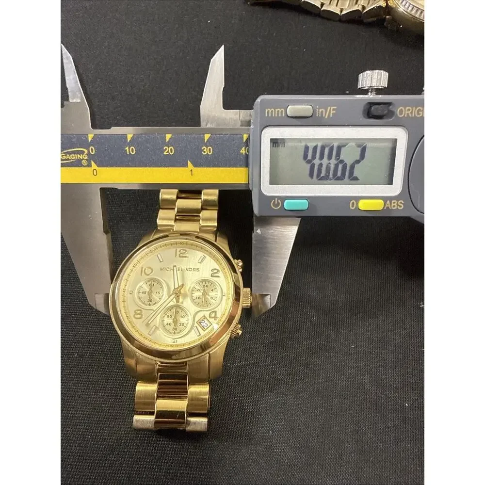 MICHAEL KORS RUNWAY MK-5055 WOMENS NEW BATTERY 5.75-6” BAND 38mm CASE (B30)